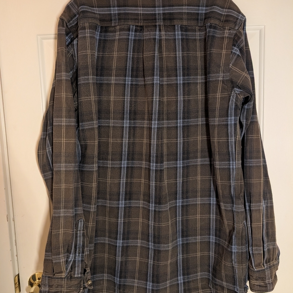 Carhartt men’s work shirt- Heavy Weight Flannel. Large Tall - Picture 8 of 8